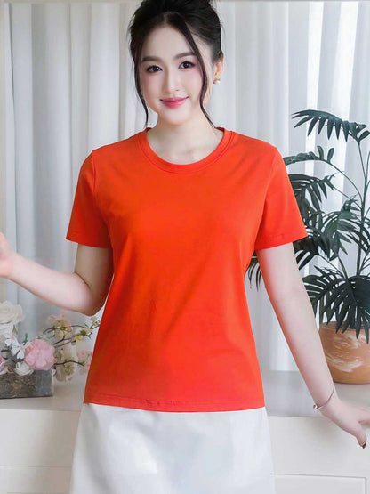 Áo thun nữ cổ tròn basic, trẻ trung, năng động -16 MÀU-Mã BSB