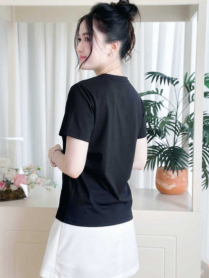 Áo thun nữ cổ tròn basic, trẻ trung, năng động -16 MÀU-Mã BSB