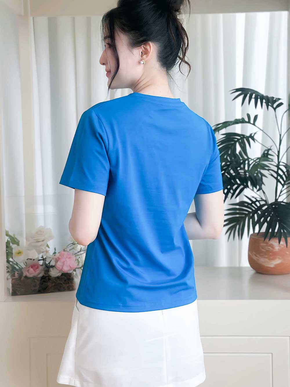 Áo thun nữ cổ tròn basic, trẻ trung, năng động -16 MÀU-Mã BSB