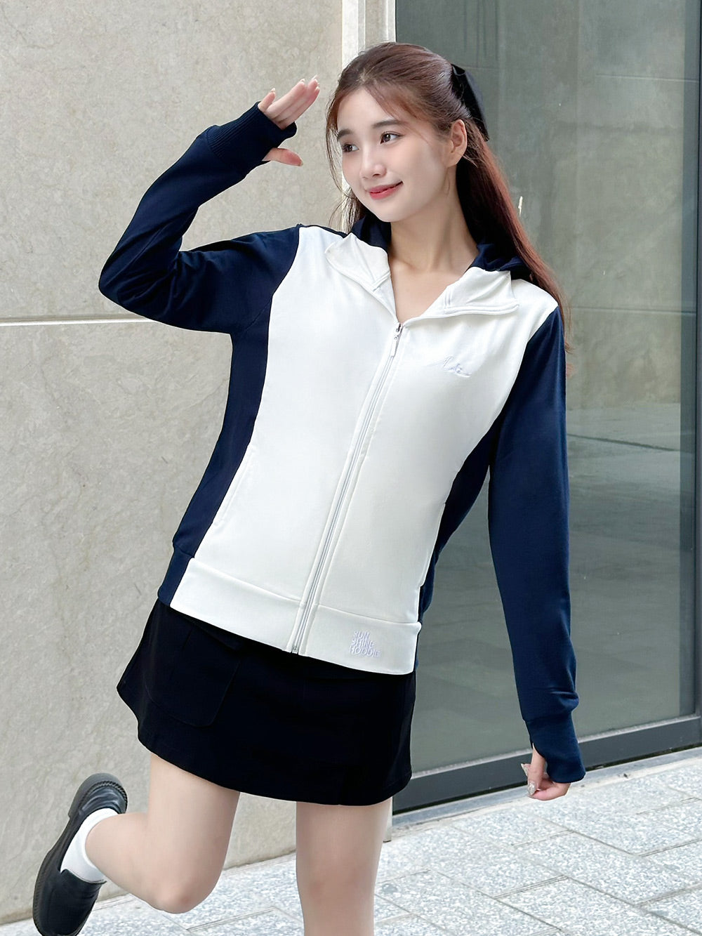 Áo Khoác Nữ ToLi,Phối Màu Thời Trang- Mã KMM