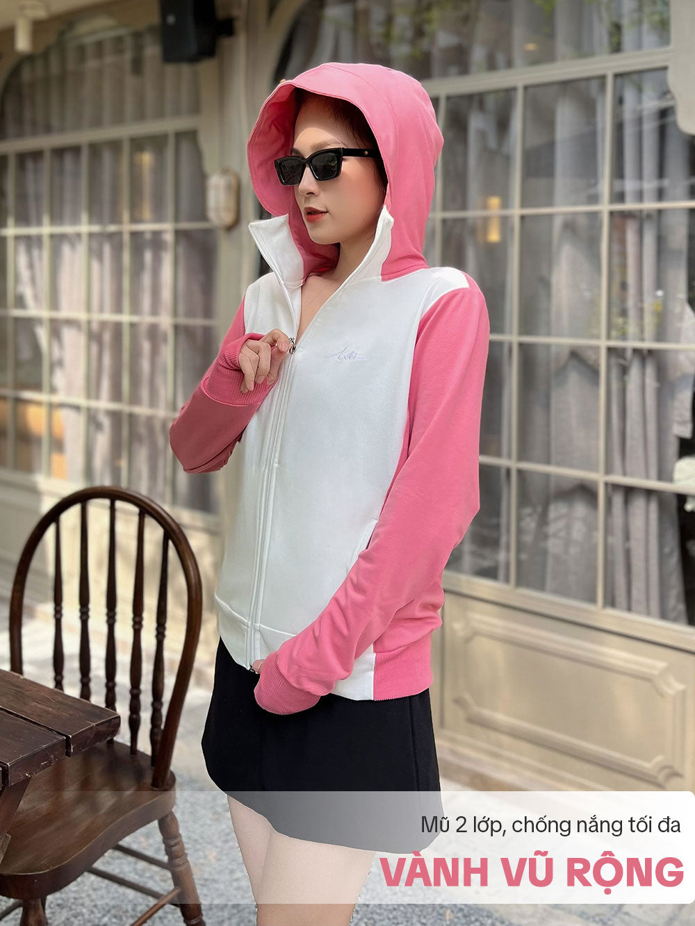 Áo Khoác Nữ ToLi,Phối Màu Thời Trang- Mã KMM