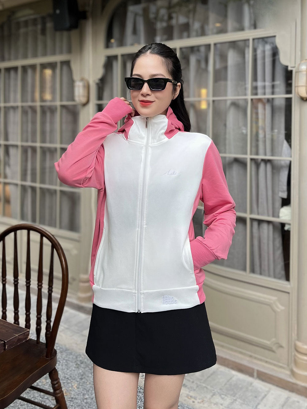 Áo Khoác Nữ ToLi,Phối Màu Thời Trang- Mã KMM