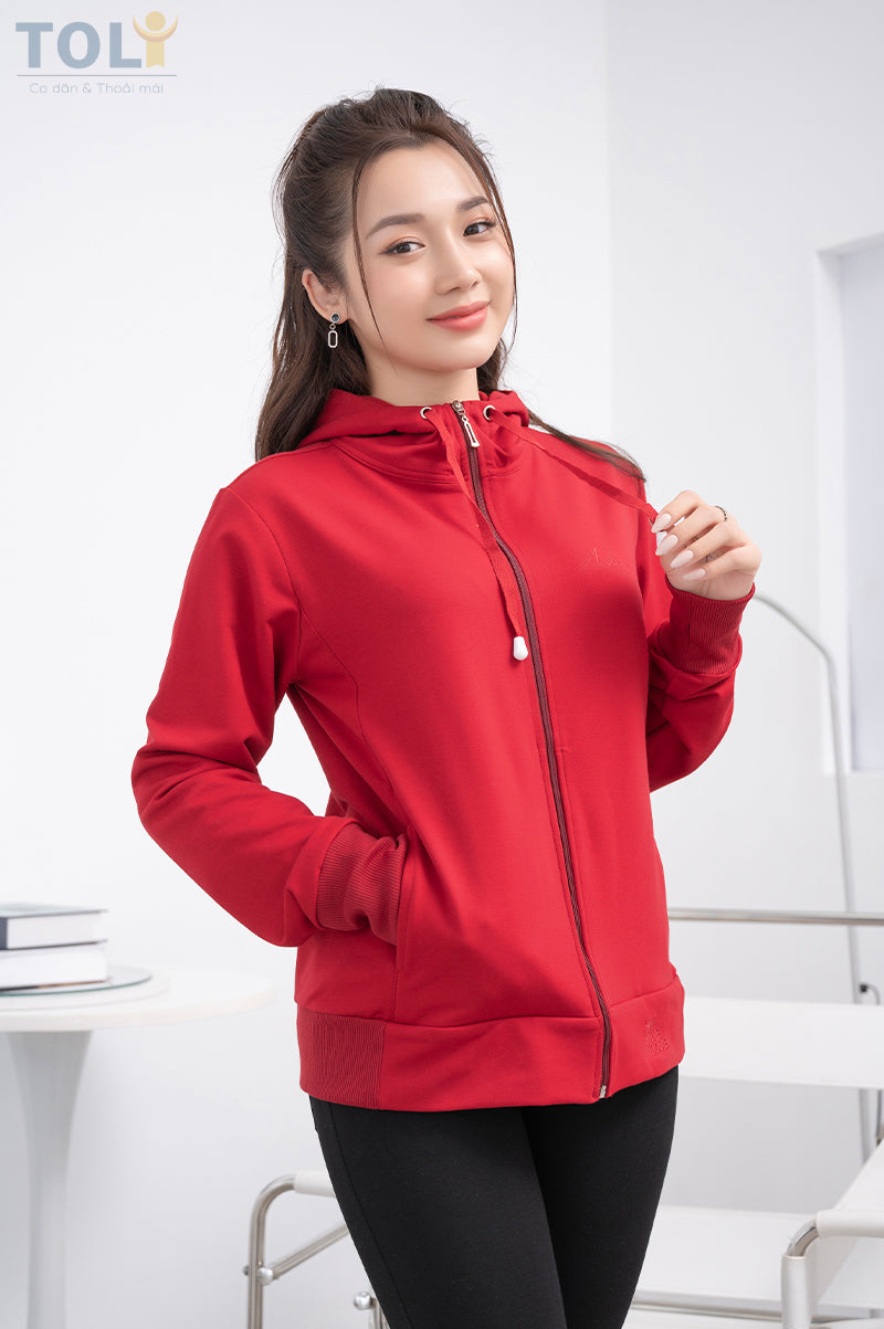 Áo Khoác Nữ Có Mũ Chống Nắng Mã KNM