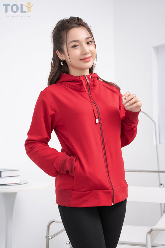 Áo Khoác Nữ Có Mũ Chống Nắng Mã KNM