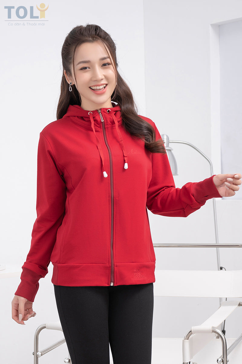 Áo Khoác Nữ Có Mũ Chống Nắng Mã KNM