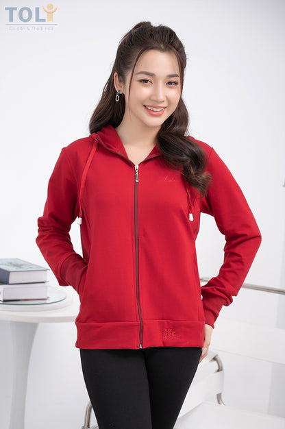 Áo Khoác Nữ Có Mũ Chống Nắng Mã KNM