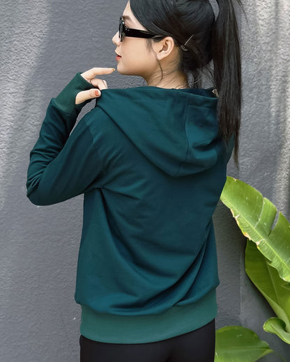 Áo Khoác Nữ Có Mũ Chống Nắng Mã KNM