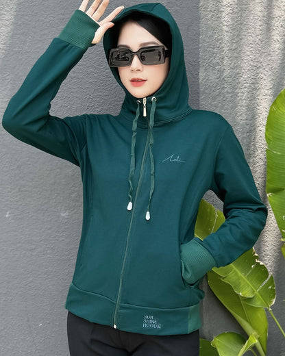 Áo Khoác Nữ Thời Trang ToLi, Có Mũ Lớn Chống Nắng - Mã KNM