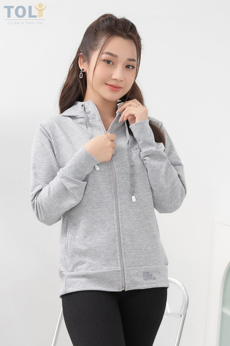 Áo Khoác Nữ Có Mũ Chống Nắng Mã KNM