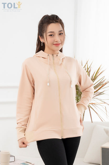 Áo Khoác Nữ Có Mũ Chống Nắng Mã KNM