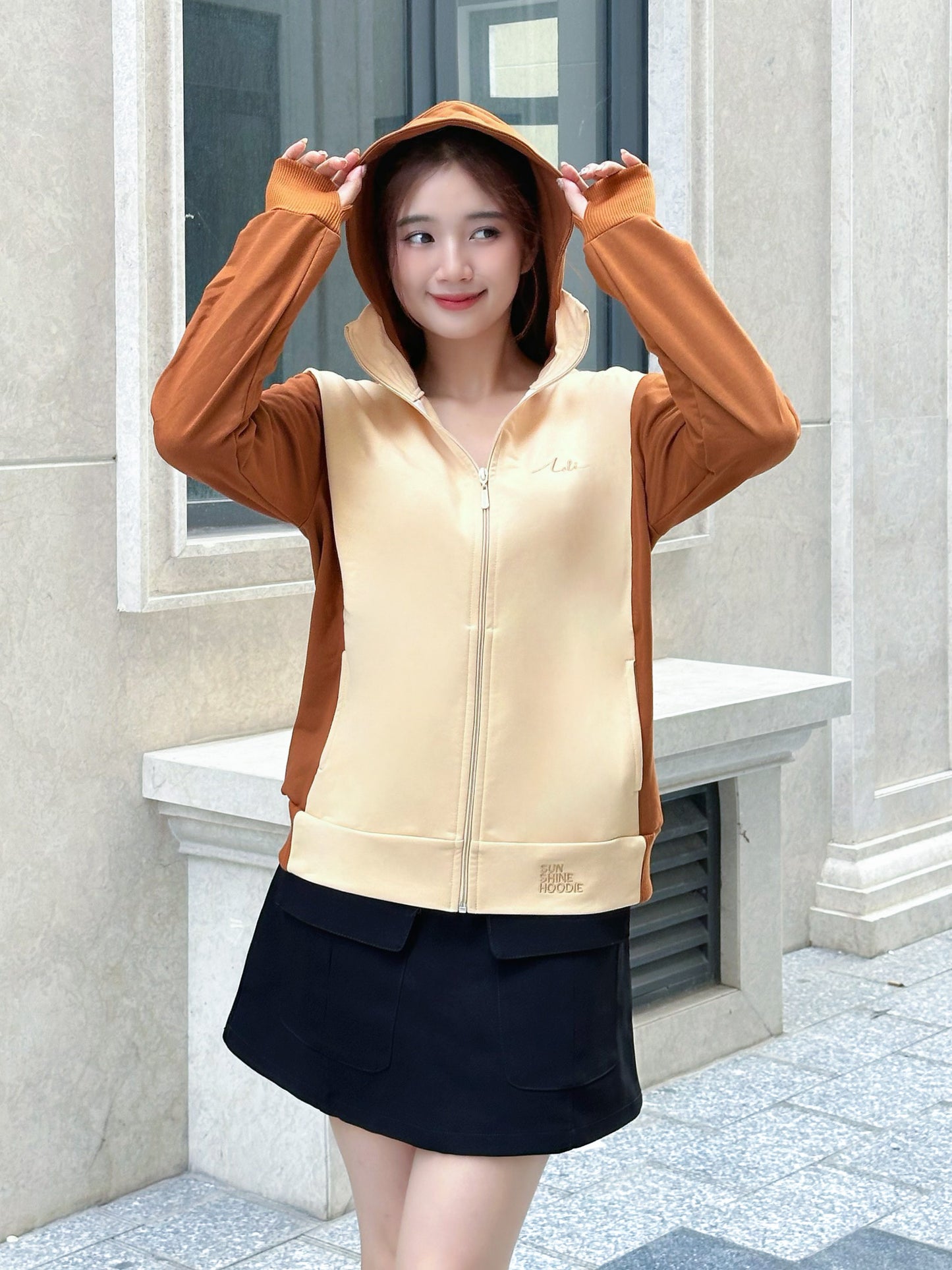 Áo Khoác Nữ ToLi,Phối Màu Thời Trang- Mã KMM