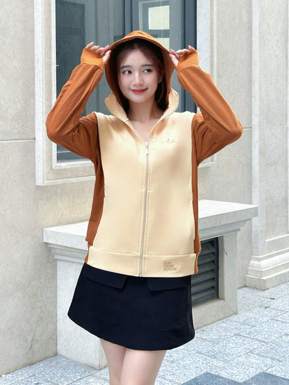 Áo Khoác Nữ ToLi,Phối Màu Thời Trang- Mã KMM