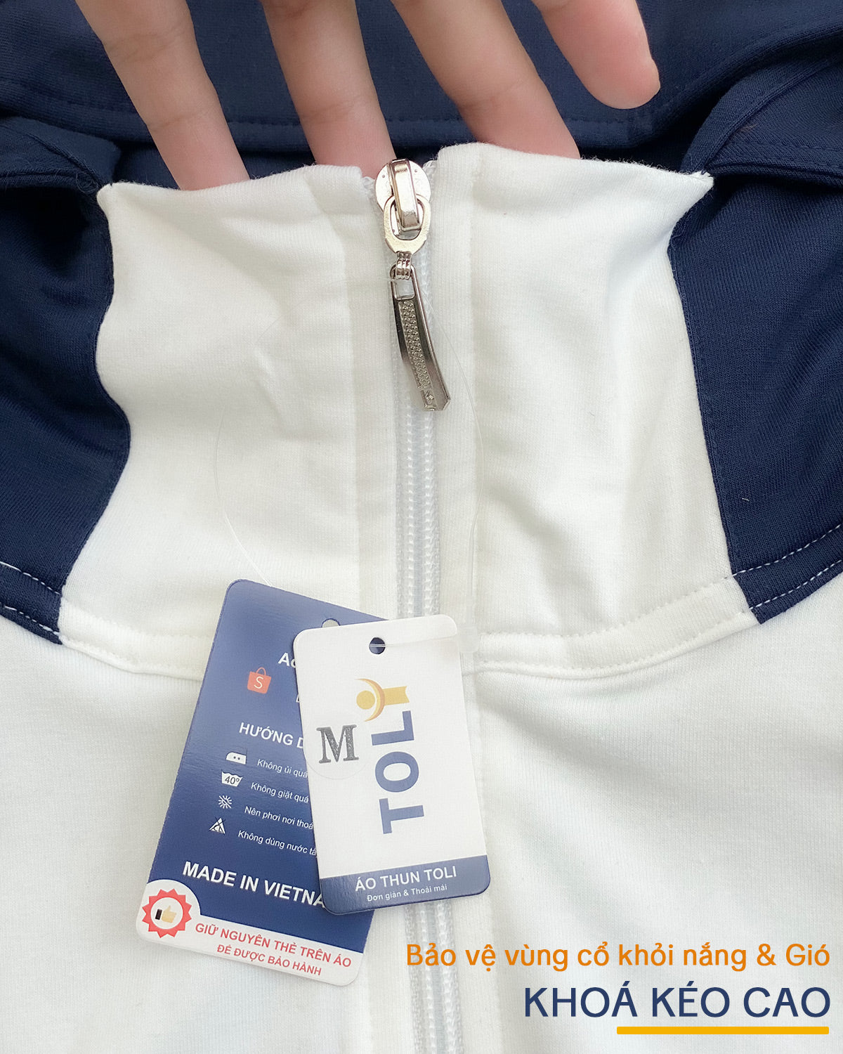 Áo Khoác Nữ ToLi,Phối Màu Thời Trang- Mã KMM