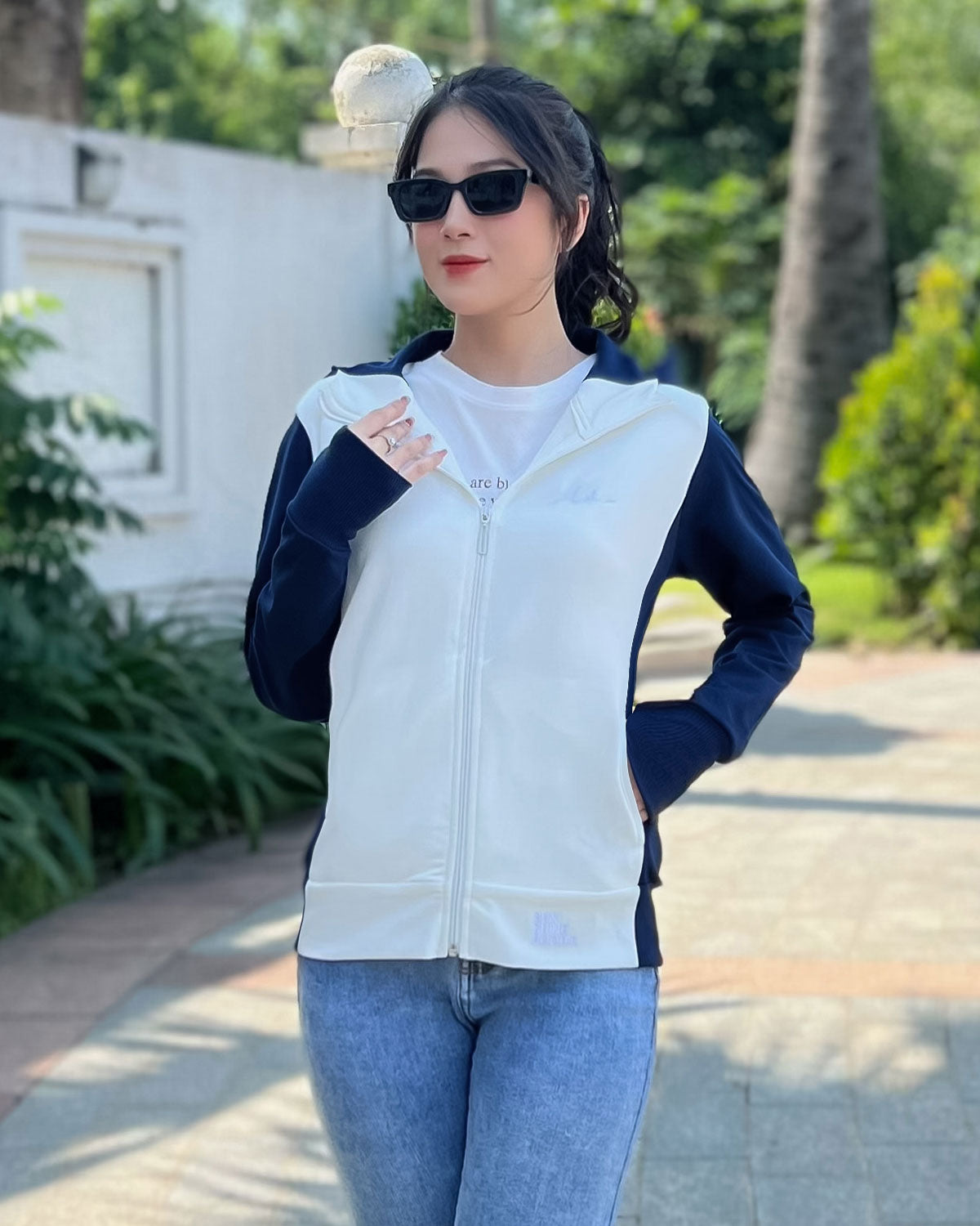 Áo Khoác Nữ ToLi,Phối Màu Thời Trang- Mã KMM