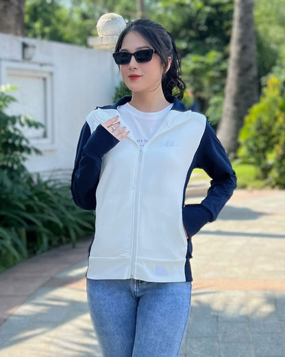 Áo Khoác Nữ ToLi,Phối Màu Thời Trang- Mã KMM