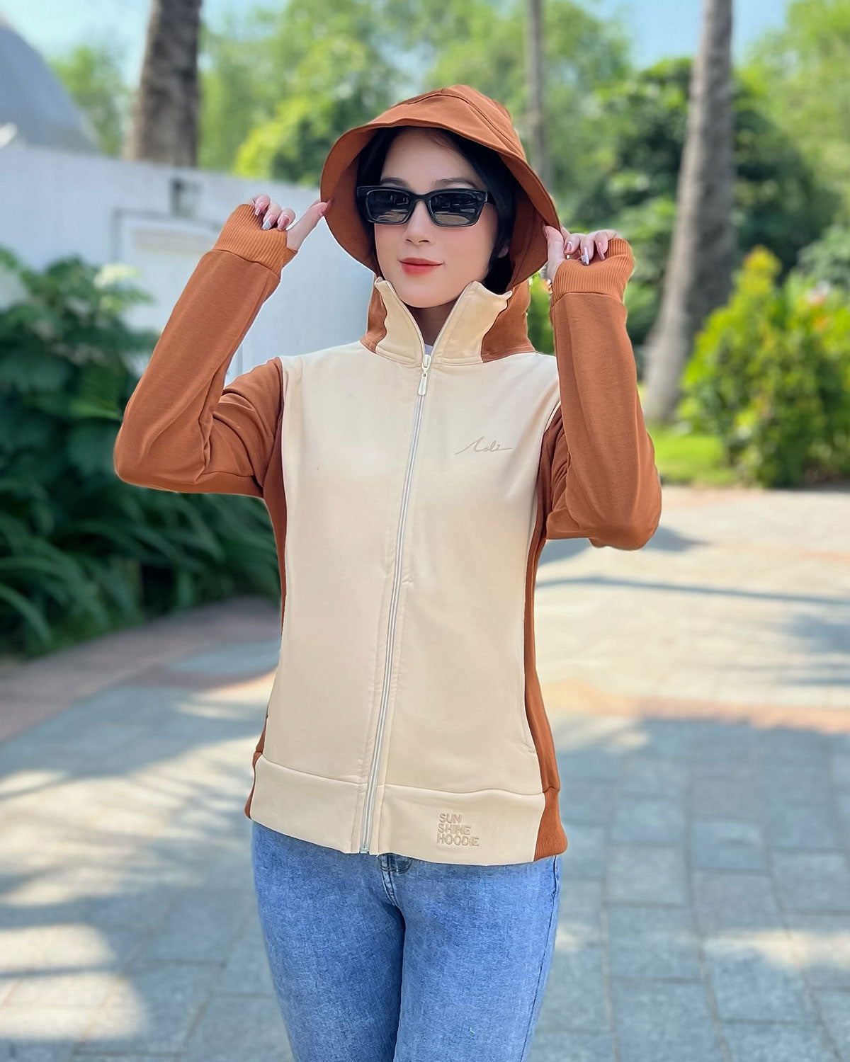 Áo Khoác Nữ ToLi,Phối Màu Thời Trang- Mã KMM