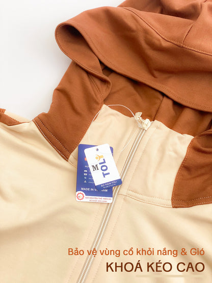 Áo Khoác Nữ ToLi,Phối Màu Thời Trang- Mã KMM