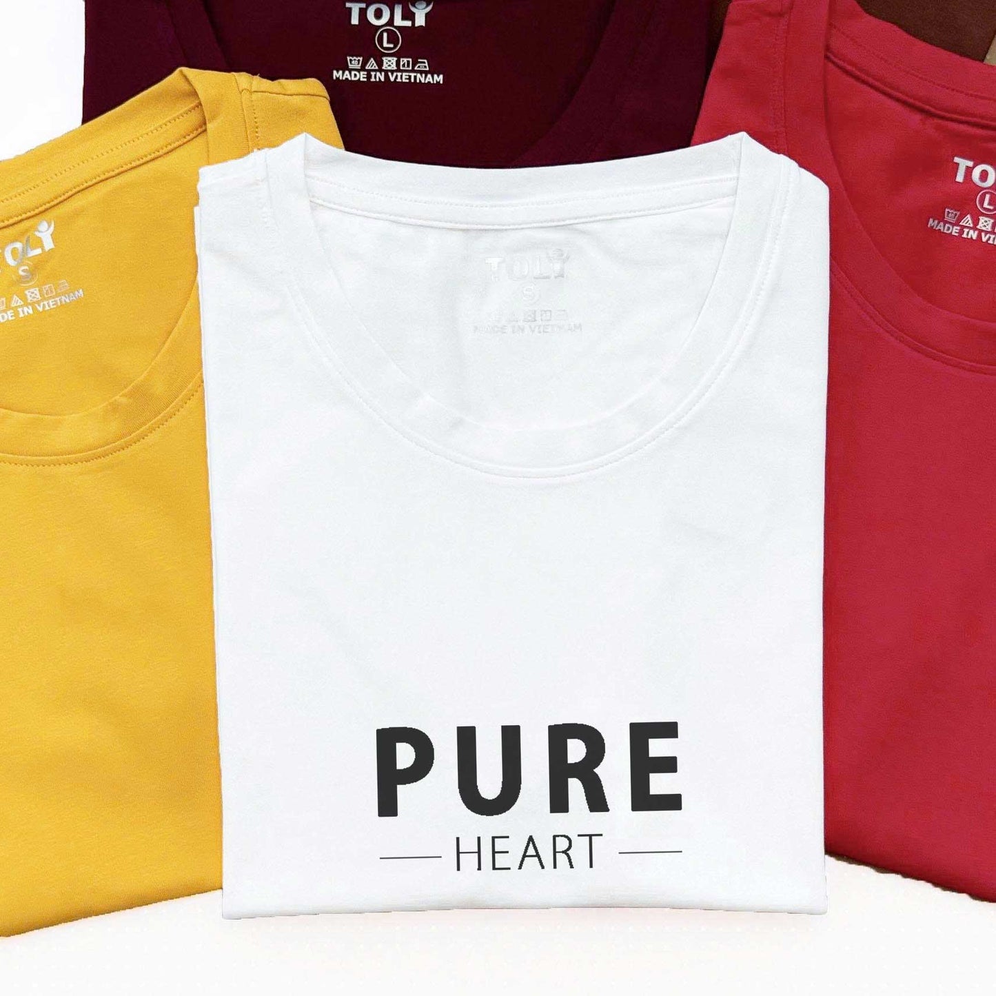 Áo thun nữ tay ngắn-Cổ Tròn-In Pure